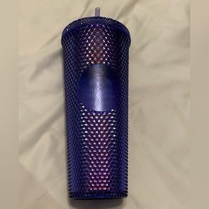 Walt Disney World 50th Anniversary Geometric Starbucks Tumbler with Straw - Blue